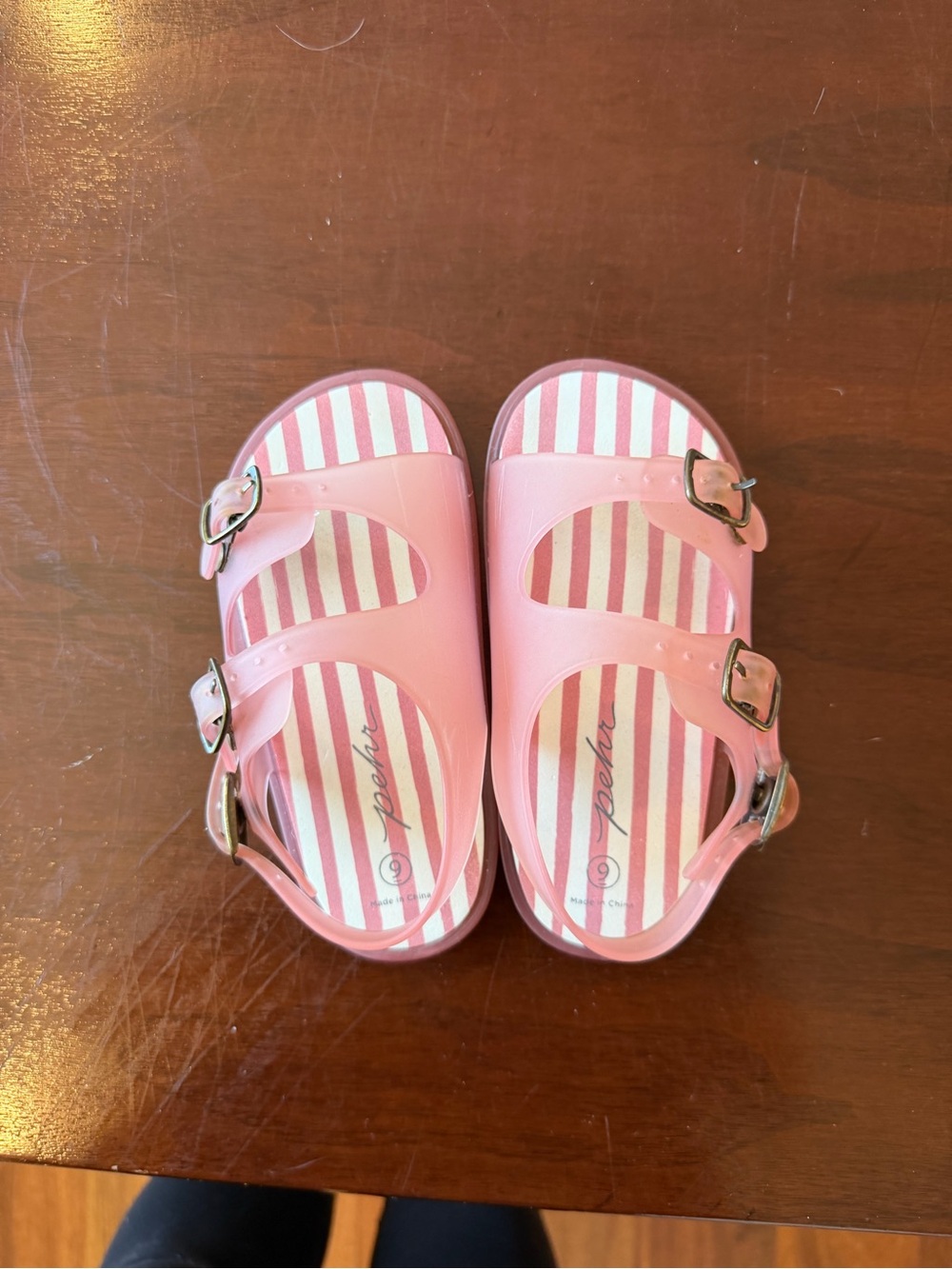 Pehr Kids Pink Sandals